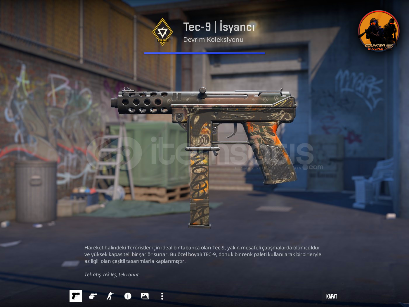 ⚡Tec-9 | İsyancı ⚡Tec-9 | İsyancı