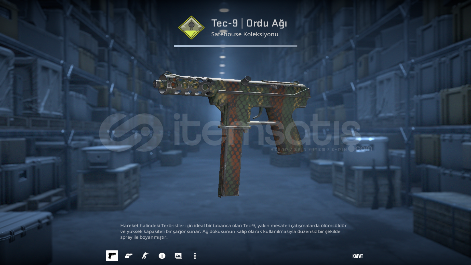 ⭐Tec-9 | Ordu Ağı⭐(EN UCUZU) ⭐Tec-9 | Ordu Ağı⭐(EN UCUZU)
