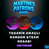⭐Tedarik amaçlı random Steam hesabı 10 adet ⭐
