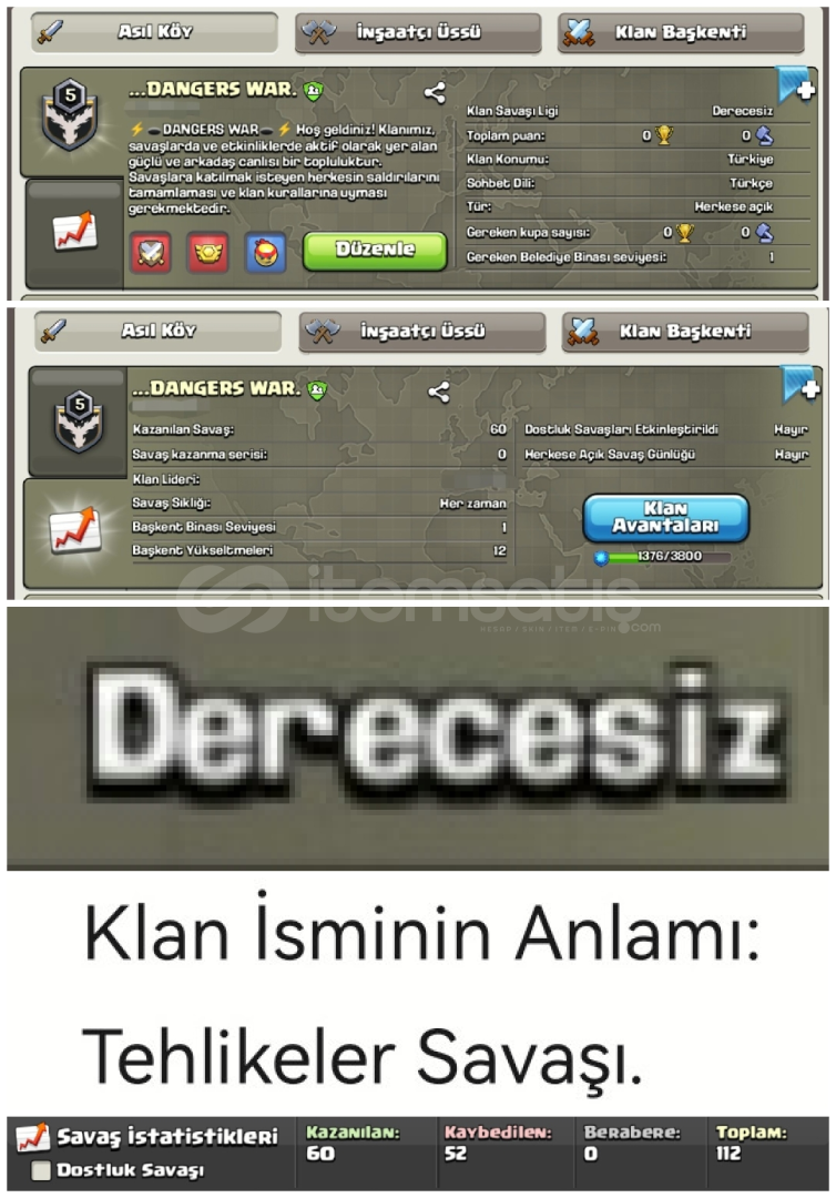 TEHLİKELER SAVAŞI⚡LİG AVANTAJLI ÖZEL TASARIM⚡ TEHLİKELER SAVAŞI⚡LİG AVANTAJLI ÖZEL TASARIM⚡