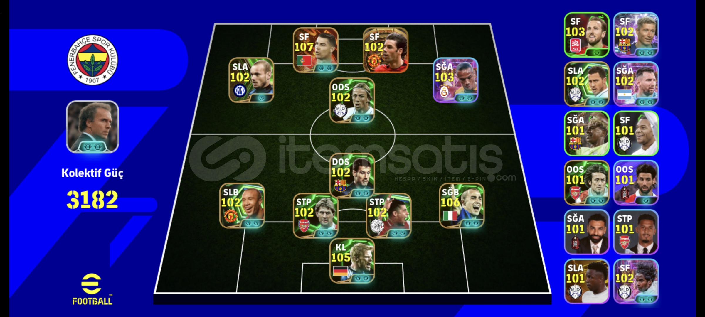 ⭐TEK BAĞ 3182 KG 107 RONALDO VE BOMBACI SANE⭐ ⭐TEK BAĞ 3182 KG 107 RONALDO VE BOMBACI SANE⭐