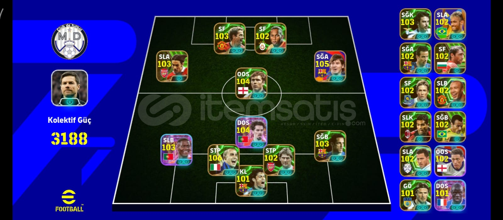 ⭐TEK BAĞ 3190 KG 105 MESSİLİ EFSANE HESAP⭐ ⭐TEK BAĞ 3190 KG 105 MESSİLİ EFSANE HESAP⭐