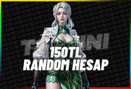 ⭐TEK BAĞ GARANTİ⭐150TL⭐RANDOM HESAP⭐
