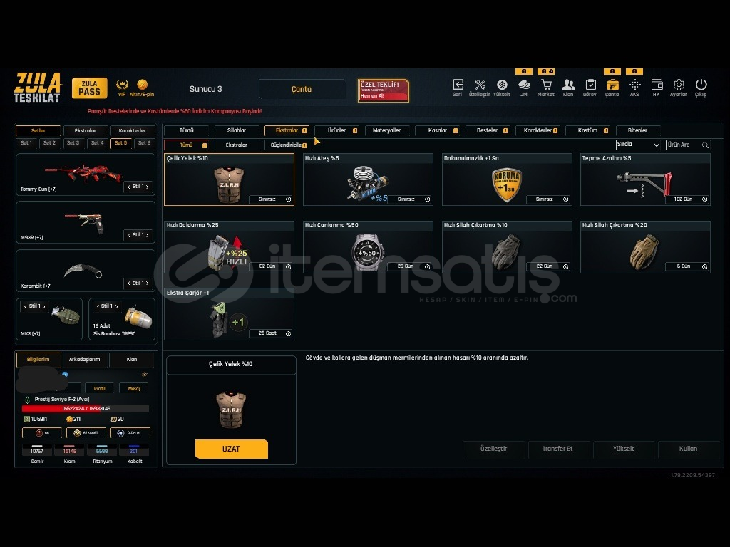 TEK ELDEN KULLANILMIŞ METALAR FULL +7  TEK ELDEN KULLANILMIŞ METALAR FULL +7