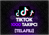 ⭐[TELAFİLİ+GARANTİLİ] TİKTOK 1000 Takipçi⭐