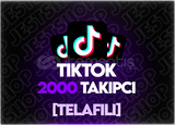 ⭐[TELAFİLİ+GARANTİLİ] TİKTOK 2000 Takipçi⭐