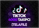 ⭐[TELAFİLİ+GARANTİLİ] TİKTOK 4000 Takipçi⭐