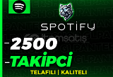 ⭐TELAFİLİ | Spotify 2500 Takipçi⭐