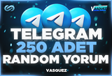 ⭐ TELEGRAM 250 Adet Yorum ⭐