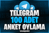 ⭐ TELEGRAM 100 Anket Oylama ⭐