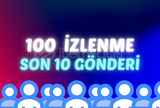 TELEGRAM 100 İZLENME - SON 10 GÖNDERİ