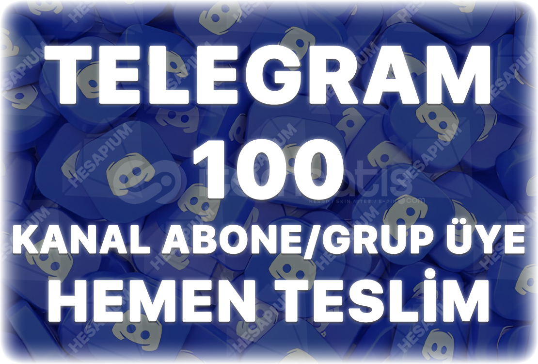Telegram 100 Kanal Abone / Grup Üye Telegram 100 Kanal Abone / Grup Üye