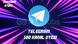 Telegram 100 Kanal Üyesi (ANINDA)