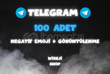 ⭐️TELEGRAM 100 NEGATİF EMOJİ+GÖRÜNTÜLENME⭐️