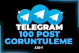 TELEGRAM 100 POST GÖRÜNTÜLEME [GARANTİLİ]