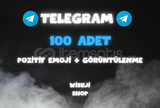 ⭐️TELEGRAM 100 POZİTİF EMOJİ+GÖRÜNTÜLENME⭐️