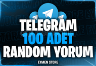 ⭐ TELEGRAM 100 Random Yorum