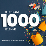 Telegram = 1000 Adet Post Görüntülenme