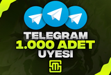 ✨Telegram 1.000 Adet Üye!