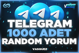 ⭐ TELEGRAM 1000 Adet Yorum ⭐