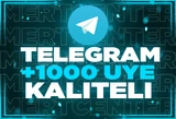 ⭐TELEGRAM 1000 AKTİF ÜYE⭐