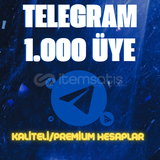 ⭐TELEGRAM 1000 AKTİF ÜYE⭐