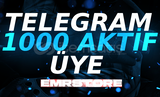 ⭐TELEGRAM 1000 AKTİF ÜYE
