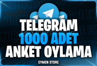 ⭐ TELEGRAM 1000 Anket Oylama