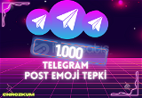 ✅ TELEGRAM 1.000 EMOJİ TEPKİSİ - ANLIK İŞLEM