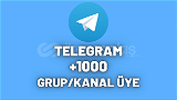 Telegram 1000 Gerçek Kanal Üyesi