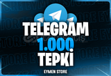 ⭐ TELEGRAM 1000 Gerçek Tepki