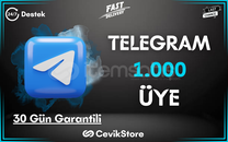 ⭐️Telegram 1.000 Global Üye [Garanti]⭐️