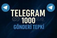 Telegram 1000 Gönderi Tepki | Garantili 