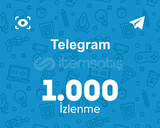 Telegram 1000 Görüntülenme