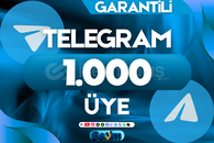 TELEGRAM 1.000 GRUP-KANAL ÜYE / GARANTİLİ
