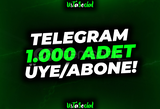 ⭐Telegram 1.000 Grup Üyesi!