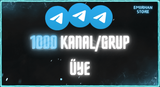 ⭐TELEGRAM 1.000 KANAL/GRUP ÜYE⭐