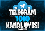 ⭐ TELEGRAM 1000 Kanal / Grup Üyesi ⭐