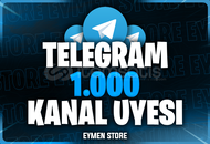 ⭐ TELEGRAM 1000 Kanal / Grup Üyesi