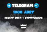 ⭐️TELEGRAM 1000 NEGATİF EMOJİ+GÖRÜNTÜLENME⭐️