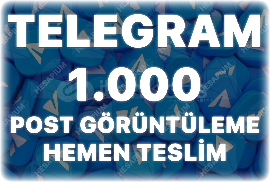 Telegram 1.000 Post Görüntülenme - Kalıcı Telegram 1.000 Post Görüntülenme - Kalıcı