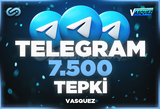 ⭐ TELEGRAM 7500 TEPKİ ⭐