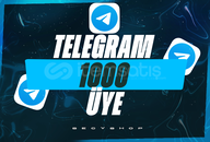 ⭐TELEGRAM 1000 ÜYE⭐
