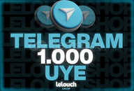 ⭐TELEGRAM 1000 ÜYE ⭐