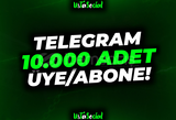 ⭐Telegram 10.000 Grup Üyesi!