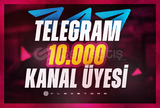 Telegram | 10000 Kanal Üyesi + Garantili