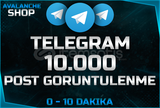 ⭐TELEGRAM | 10.000 POST GÖRÜNTÜLENME ⭐