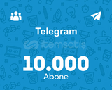 Telegram 10000 Üye