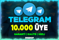 ⭐Telegram 10.000 Üye / Garantili