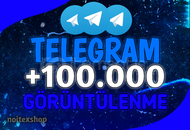 Telegram 100.000 Gerçek Görüntülenme